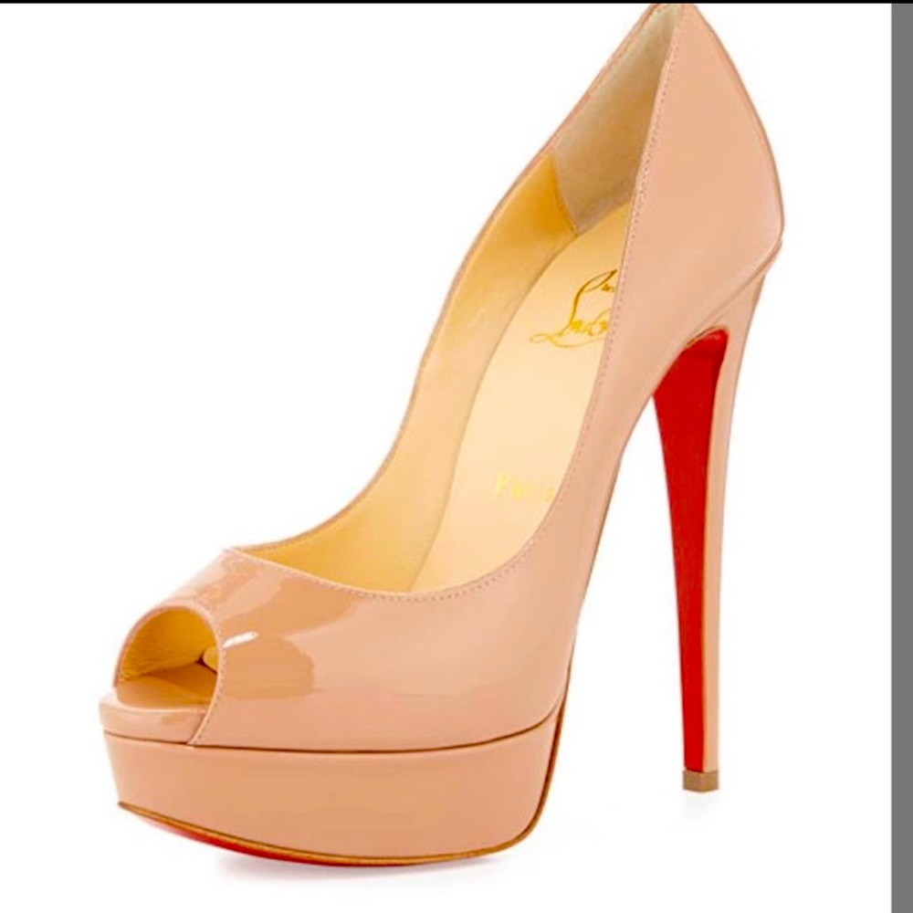 Christian Louboutin lady peep toe